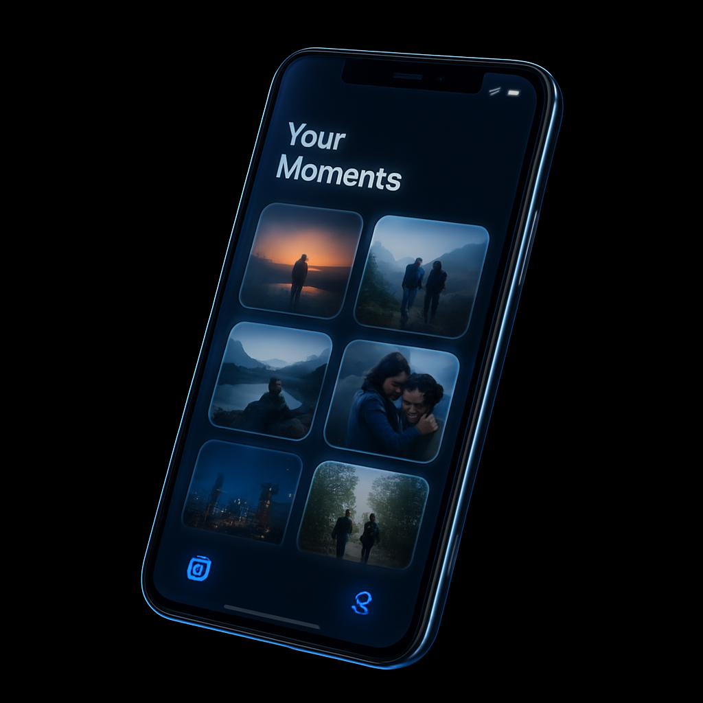 Nexus personal photo gallery on a smartphone