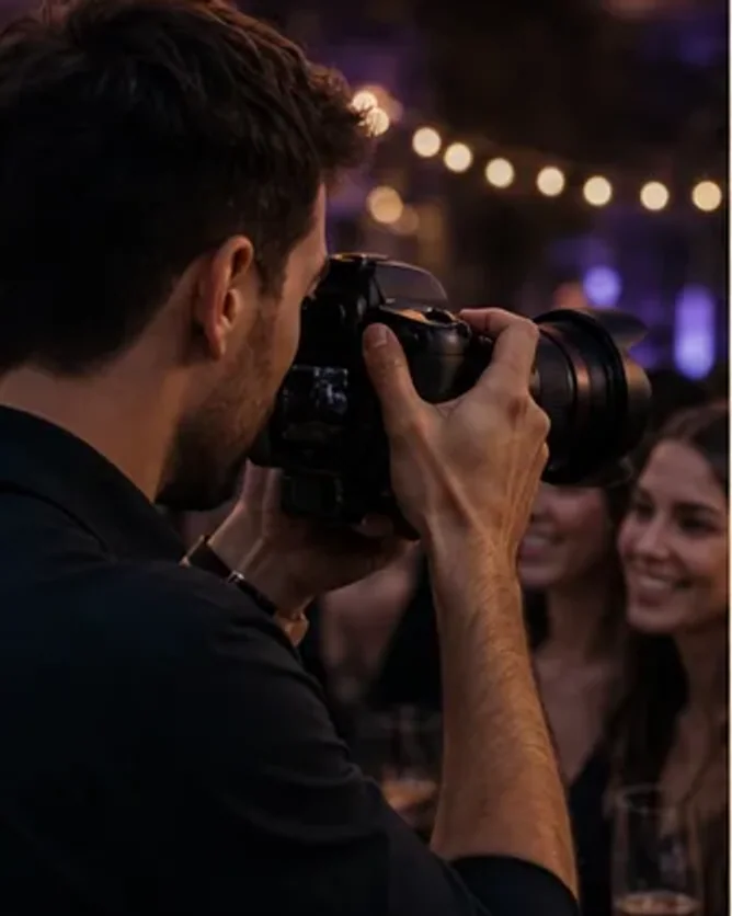 Photos are captured